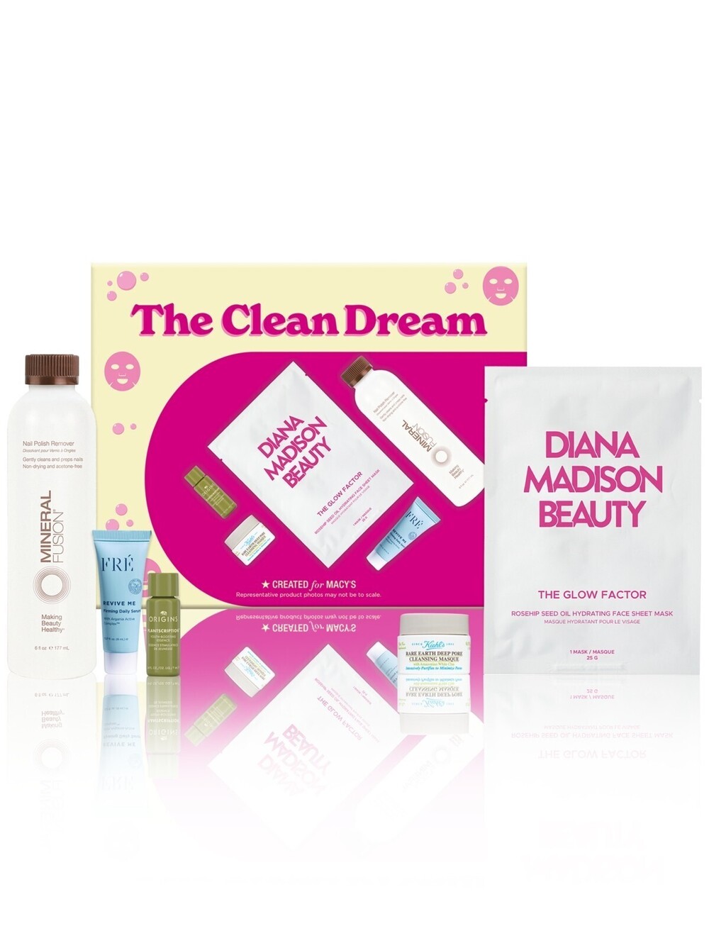 Created For Macys 5-Pc. Gift Sets & Kits Clean Dream Skincare Yellow